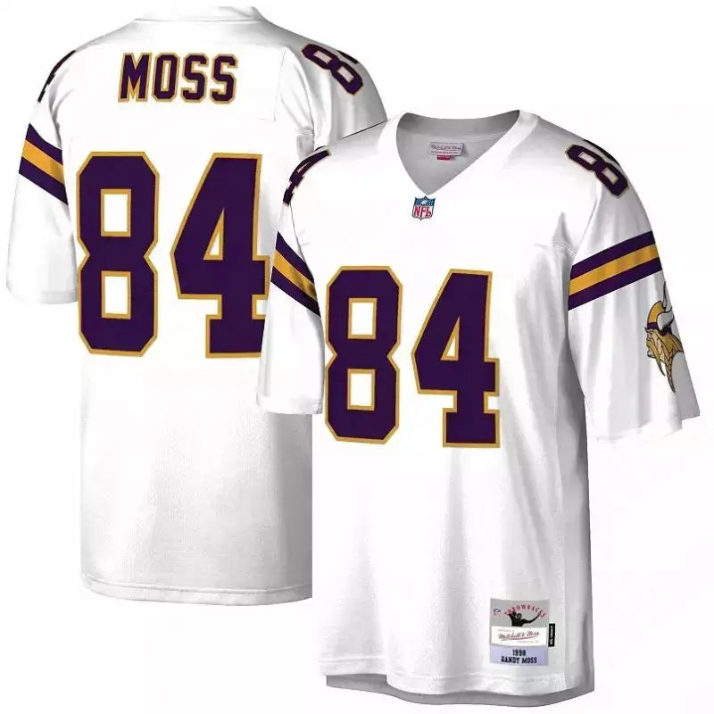 Maillot Vintage Randy Moss Minnesota Vikings 1998 Legacy Retro Blanc - Super-NFL.com