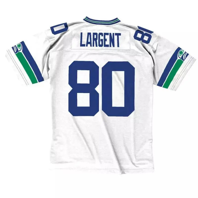 Maillot Vintage Steve Largent Seattle Seahawks 1985 Legacy Retro Blanc - Super-FL