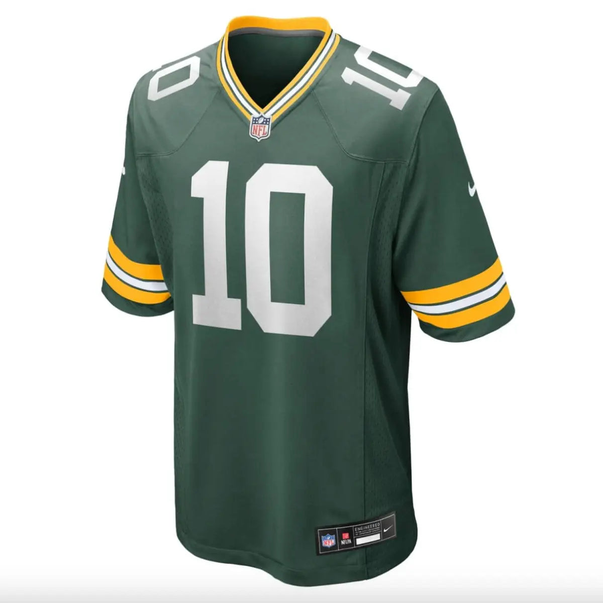 Maillot Green Bay Packers Jordan Love Game Team Vert - Super-NFL.com