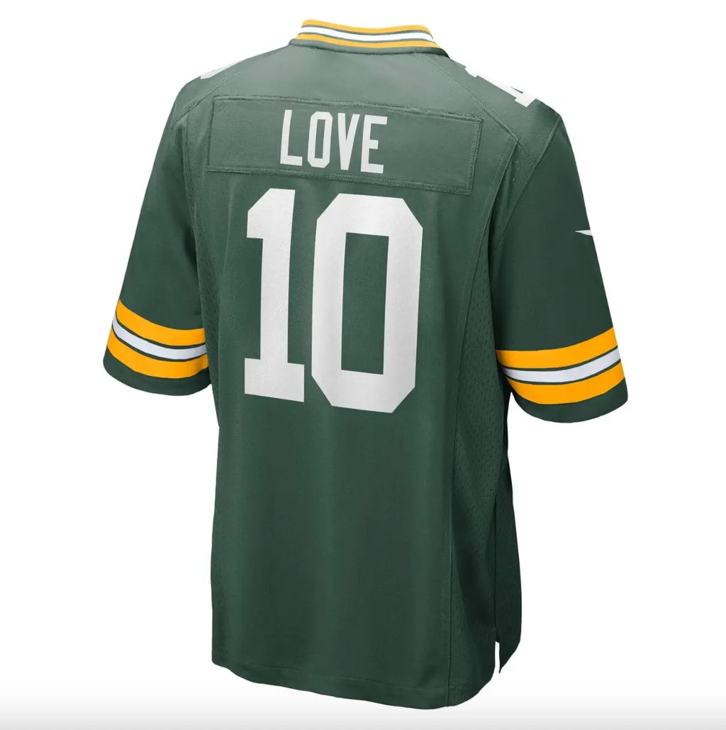 Maillot Green Bay Packers Jordan Love Game Team Vert - Super-NFL.com