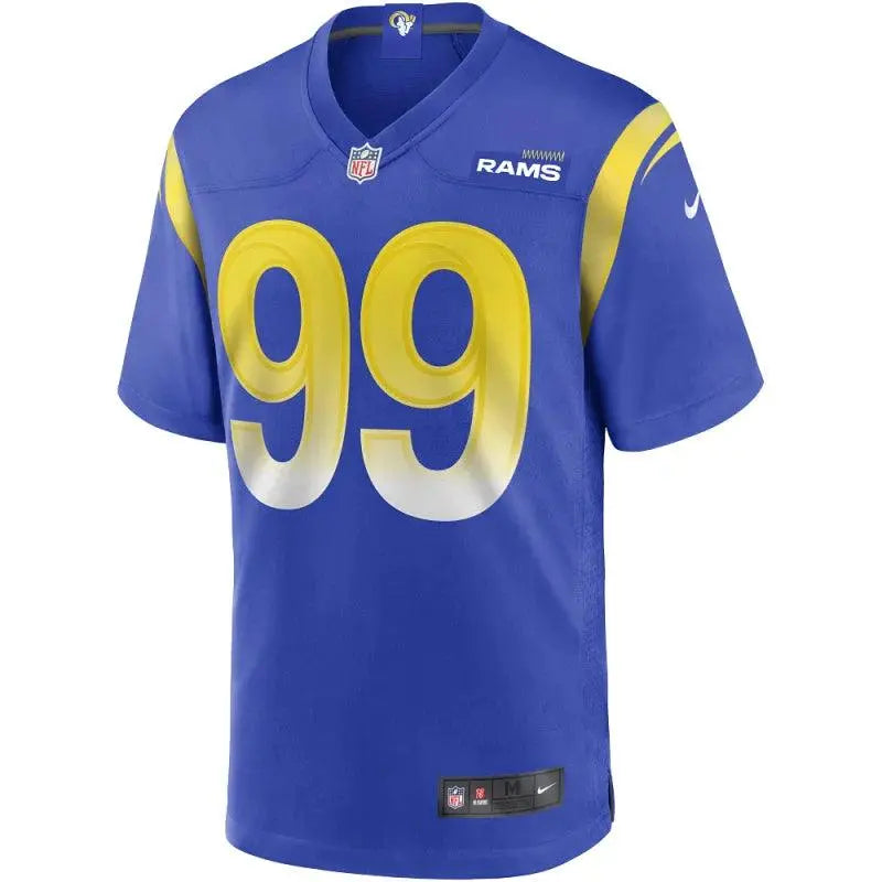Maillot Aaron Donald Los Angeles Rams Game Team bleu - Super-FL