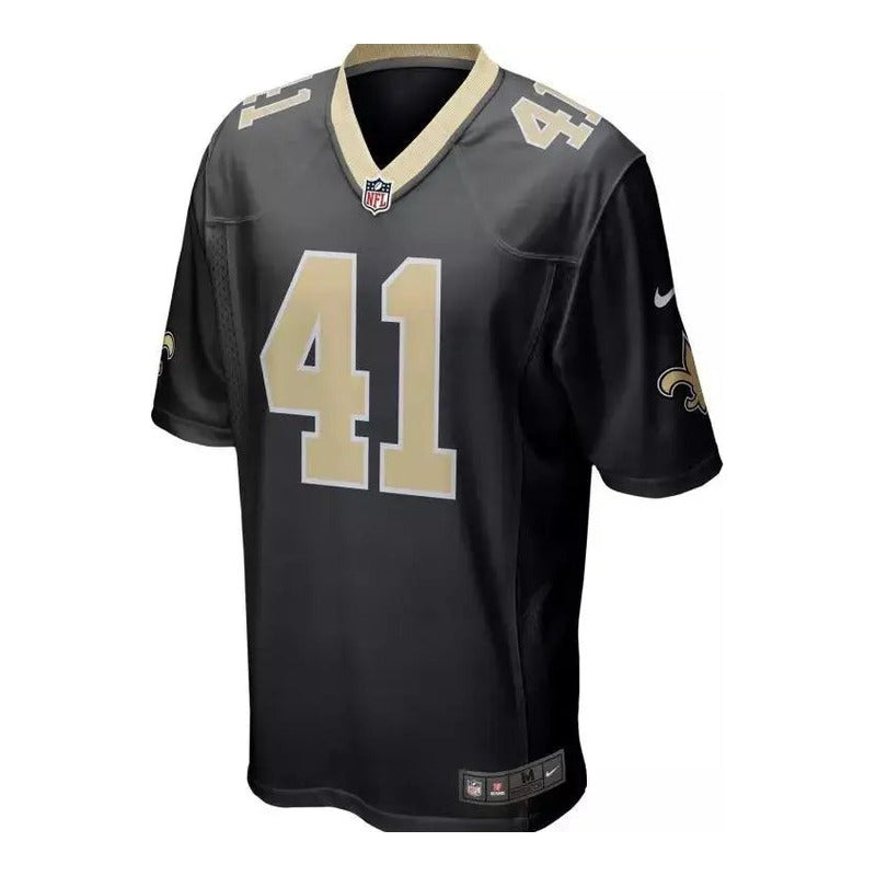 Maillot NFL Alvin Kamara New Orleans Saints Game Team Noir