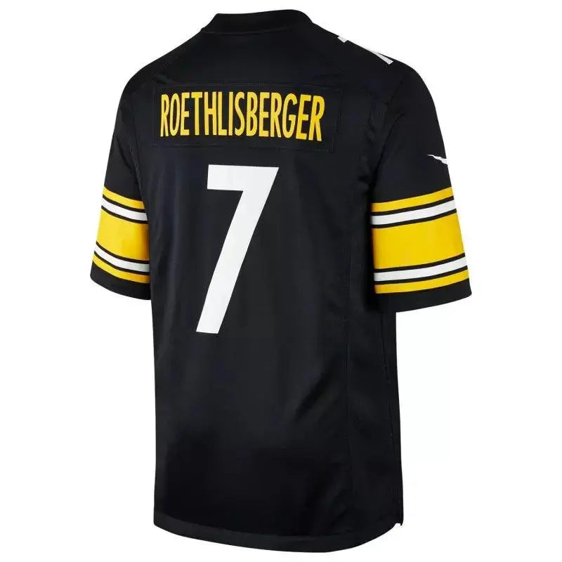 Maillot Ben Roethlisberger Pittsburgh Steelers Game Team couleur Noir - Super-FL