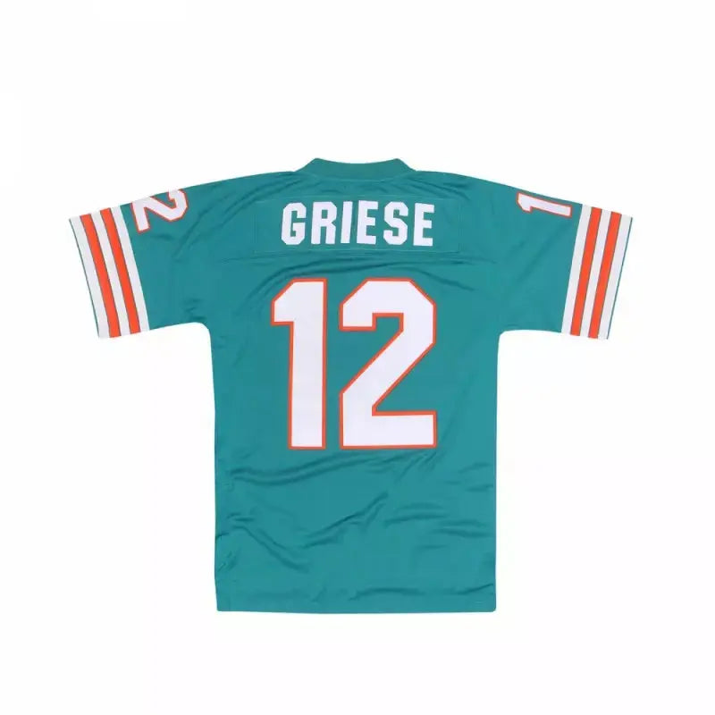 Maillot Vintage Bob Griese Miami Dolphins 1972 Mitchell & Ness Legacy Retro Vert - Super-FL