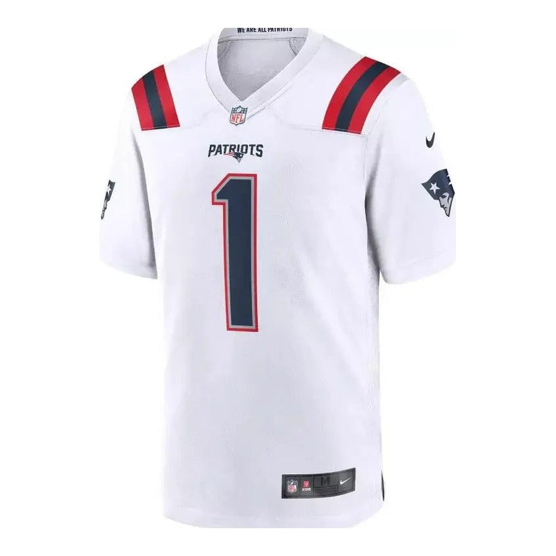 Maillot NFL Cam Newton New England Patriots Game Team blanc