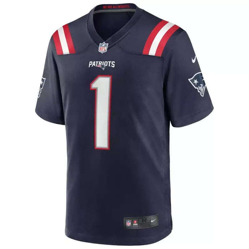 Maillot Cam Newton New England Patriots Game Team bleu marine - Super-FL