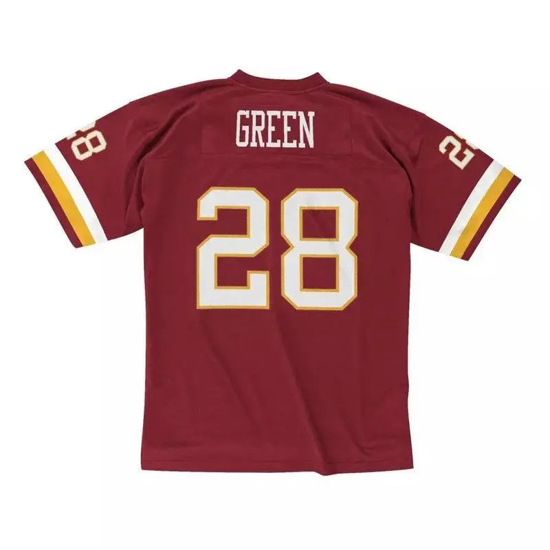 Maillot Vintage Darrell Green Washington 1991 Legacy Retro Rouge - Super-FL