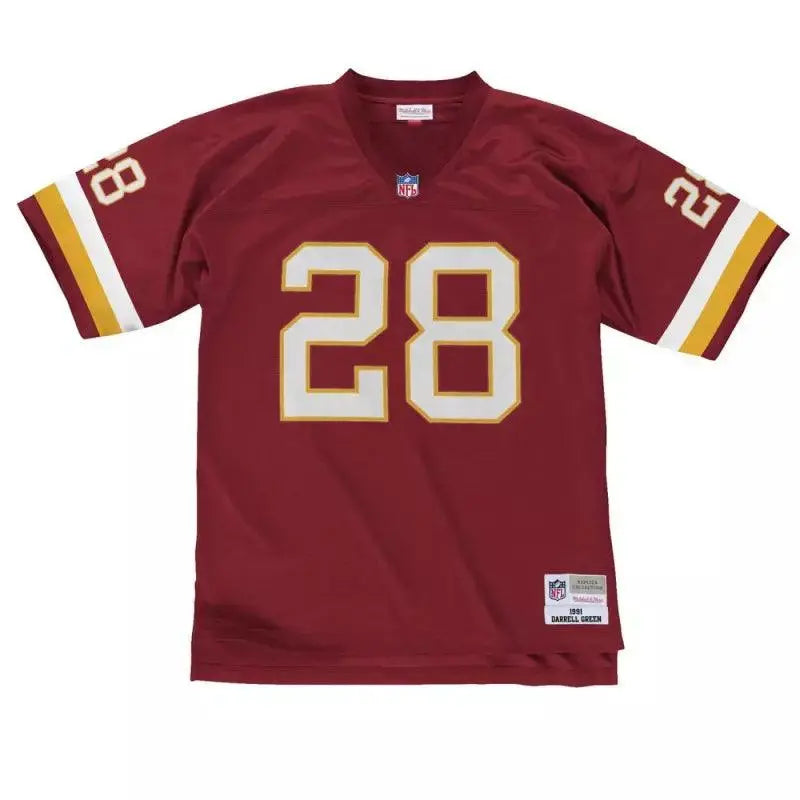 Maillot Vintage Darrell Green Washington 1991 Legacy Retro Rouge - Super-FL