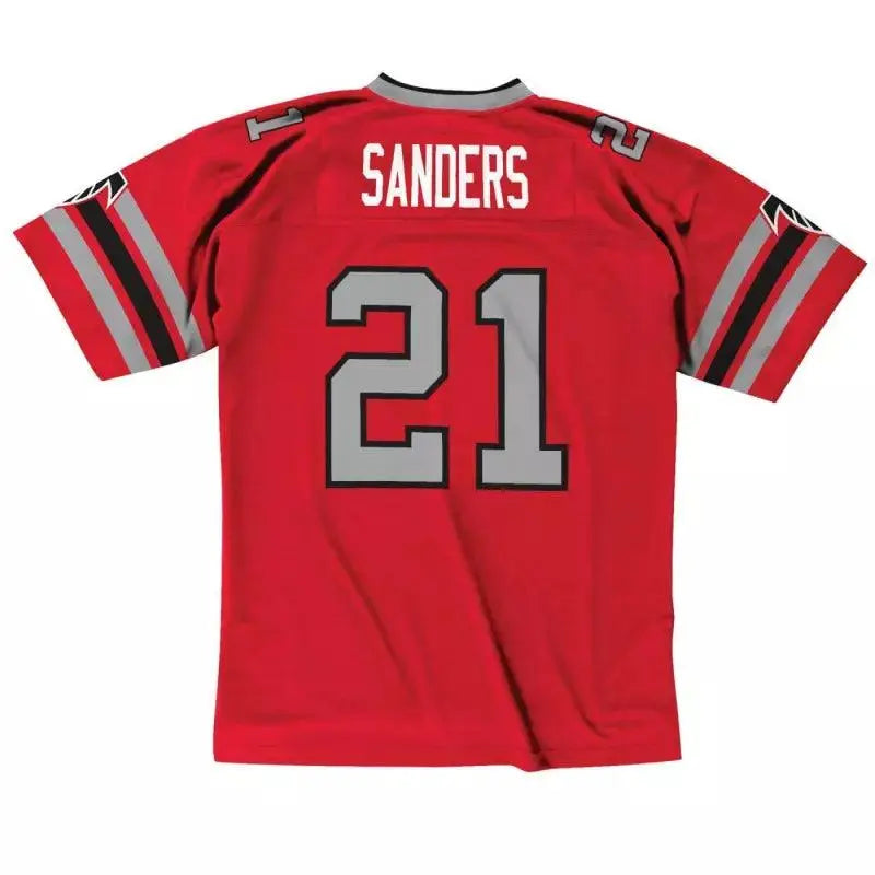 Maillot Vintage Deion Sanders Atlanta Falcons 1989 Legacy Retro Rouge - Super-FL