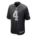 Maillot NFL Derek Carr Las Vegas Raiders Game Team Noir