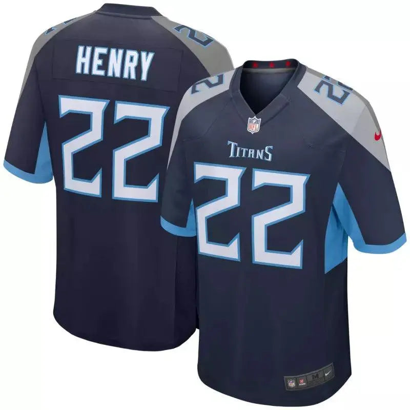 Maillot Derrick Henry Tennessee Titans Game Team Bleu - Super-FL