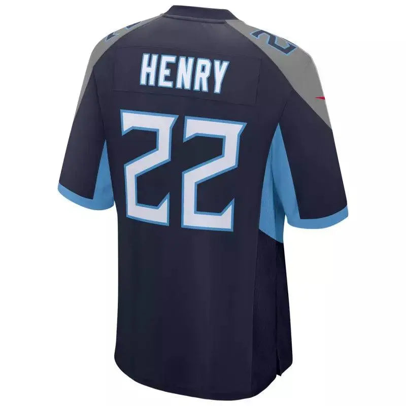 Maillot Derrick Henry Tennessee Titans Game Team Bleu - Super-FL