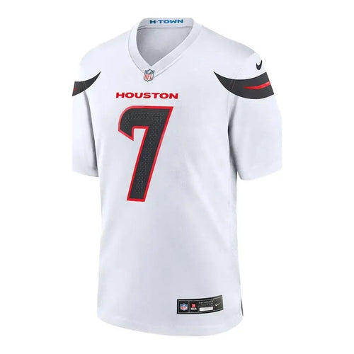 Maillot NFL Enfant Houston Texans - Stroud 7 / Watson 4 - Game Extérieur - Blanc