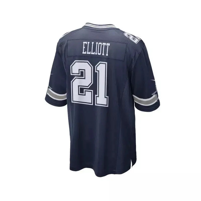 Maillot Ezekiel Elliott Dallas Cowboys Game Team bleu marine - Super-FL