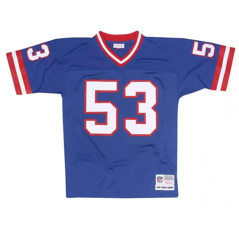 Maillot Vintage Harry Carson New York Giants 1986 Legacy Retro Bleu - Super-FL