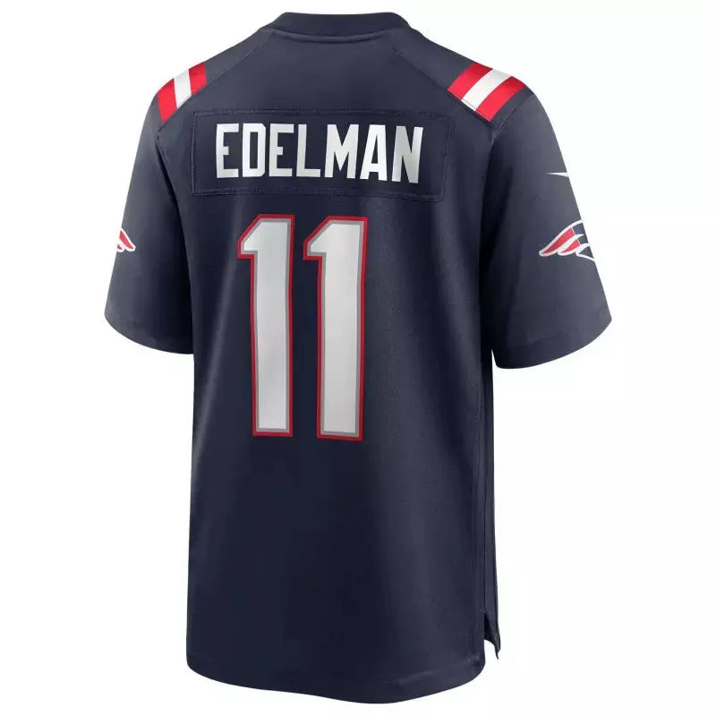 Maillot Julian Edelman New England Patriots Game Team bleu marine - Super-FL