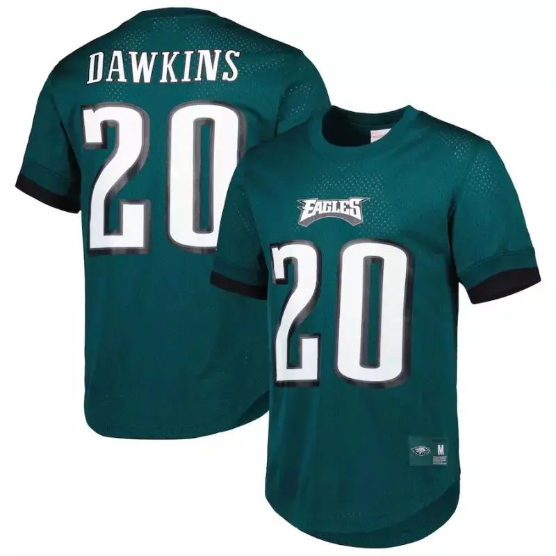 Maillot Vintage Philadelphia Eagles Brian Dawkins Mitchell & Ness N&N Mesh Vert - Super-NFL.com