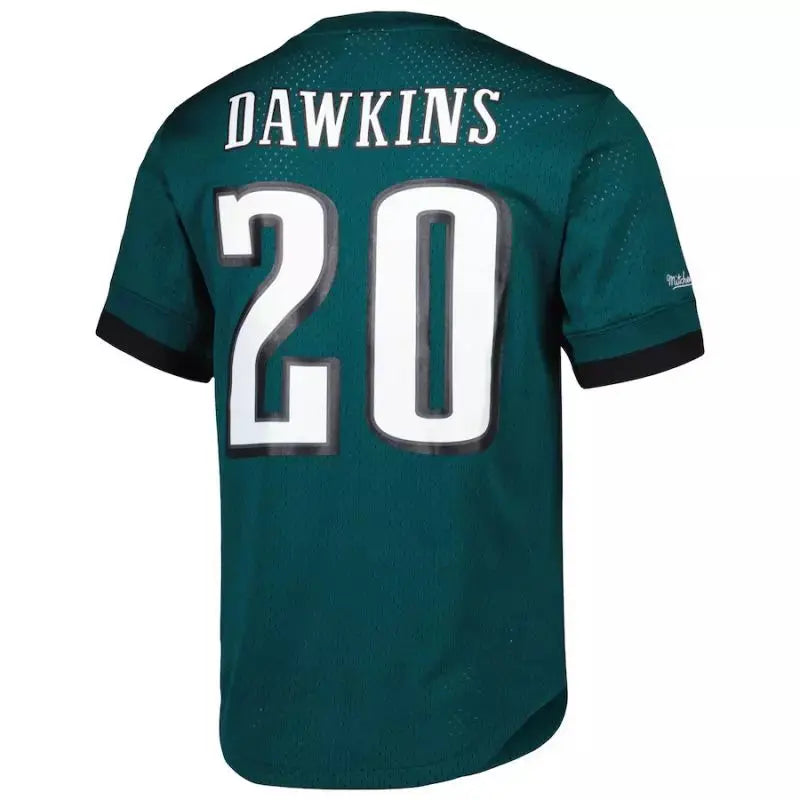 Maillot Vintage Philadelphia Eagles Brian Dawkins Mitchell & Ness N&N Mesh Vert - Super-NFL.com