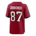 Maillot NFL Rob Gronkowski Tampa Bay Buccaneers Game Team Domicile Rouge