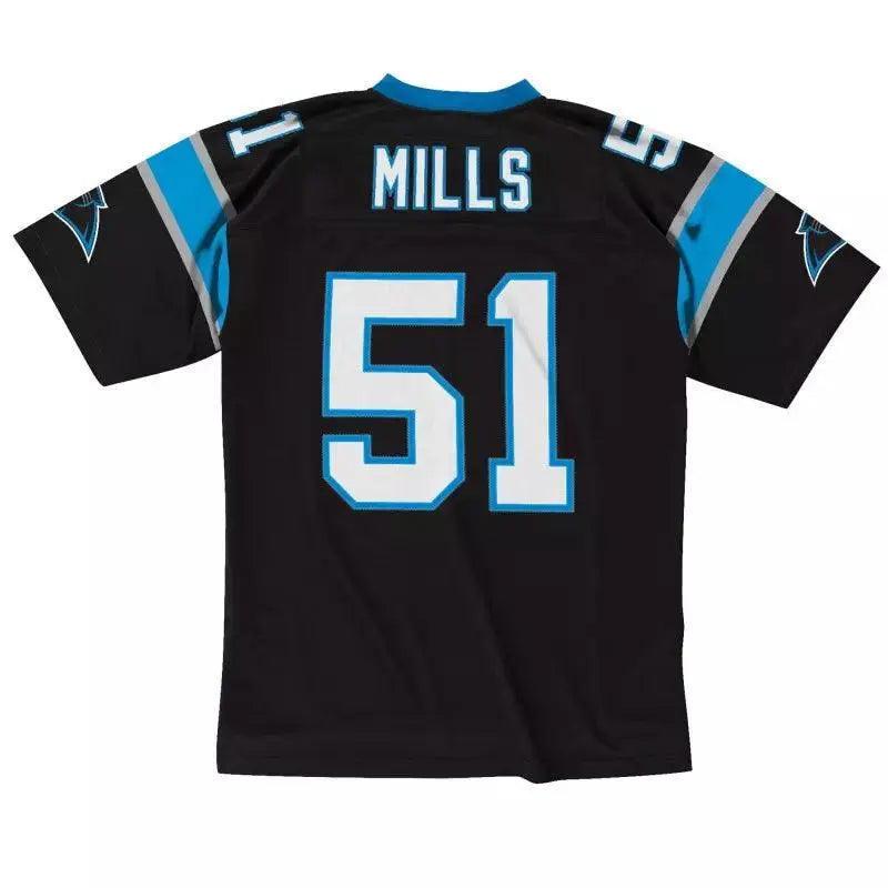 Maillot Vintage Sam Mills Carolina Panthers 1996 Legacy Retro Noir - Super-FL