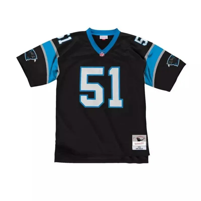 Maillot Vintage Sam Mills Carolina Panthers 1996 Legacy Retro Noir - Super-FL