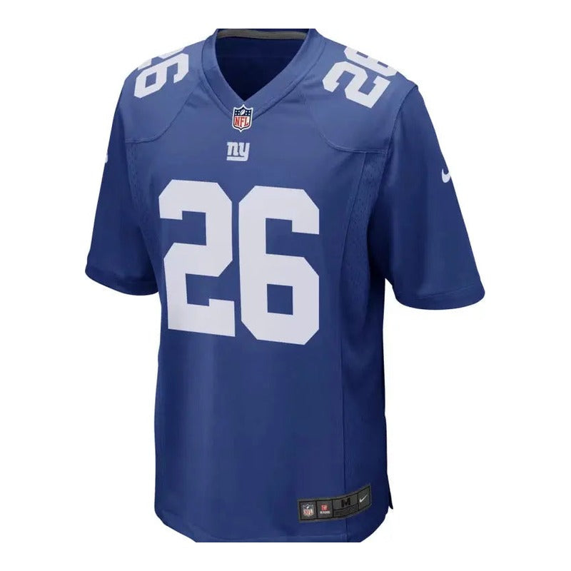 Maillot NFL Saquon Barkley New York Giants Game Team bleu