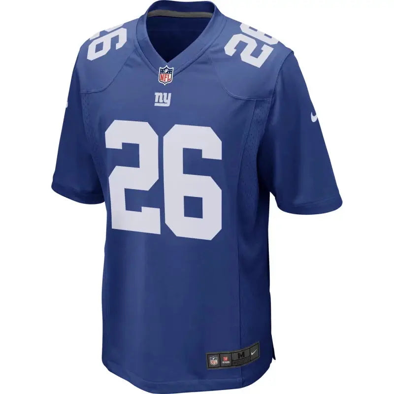 Maillot Saquon Barkley New York Giants Game Team bleu - Super-FL