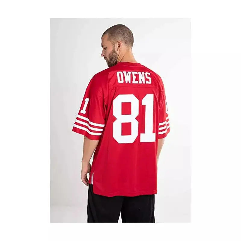 Maillot Vintage Terrell Owens San Francisco 49ers 2002 Legacy Retro Rouge - Super-FL