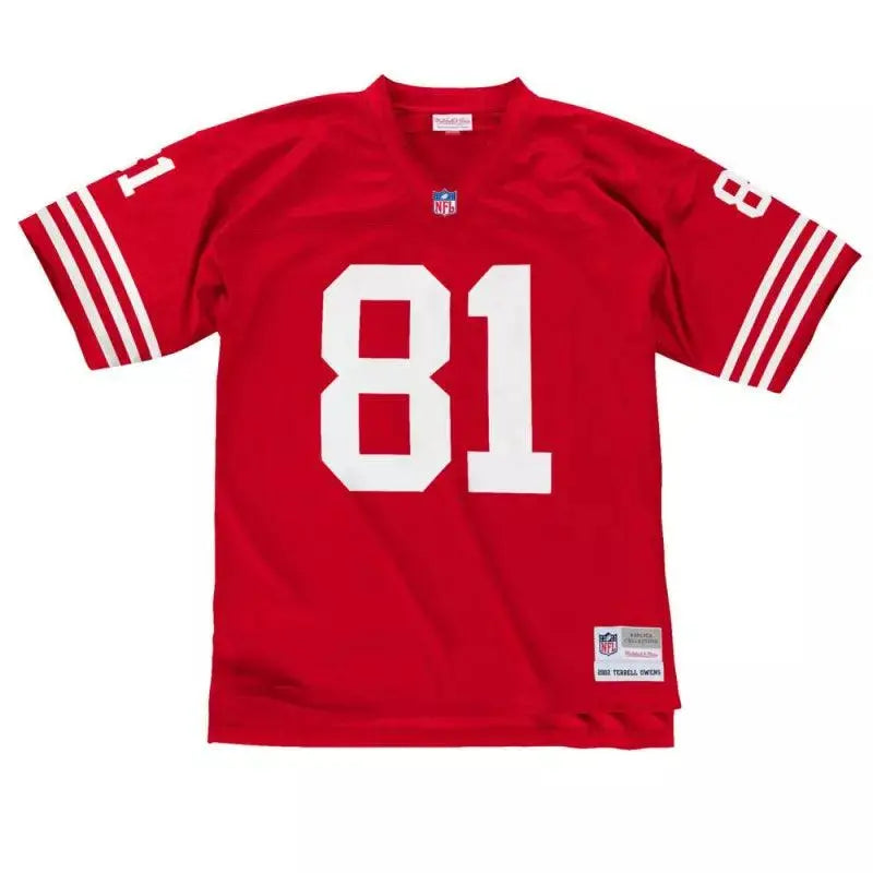 Maillot Vintage Terrell Owens San Francisco 49ers 2002 Legacy Retro Rouge - Super-FL