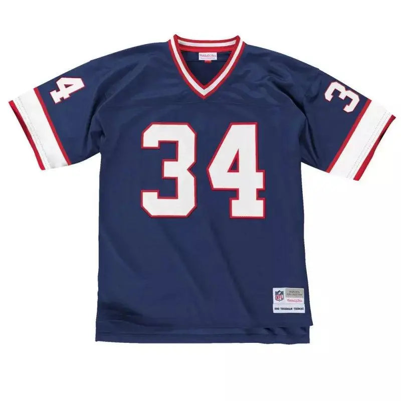 Maillot Thurman Thomas Buffalo Bills 1990 Legacy Retro Bleu - Super-FL