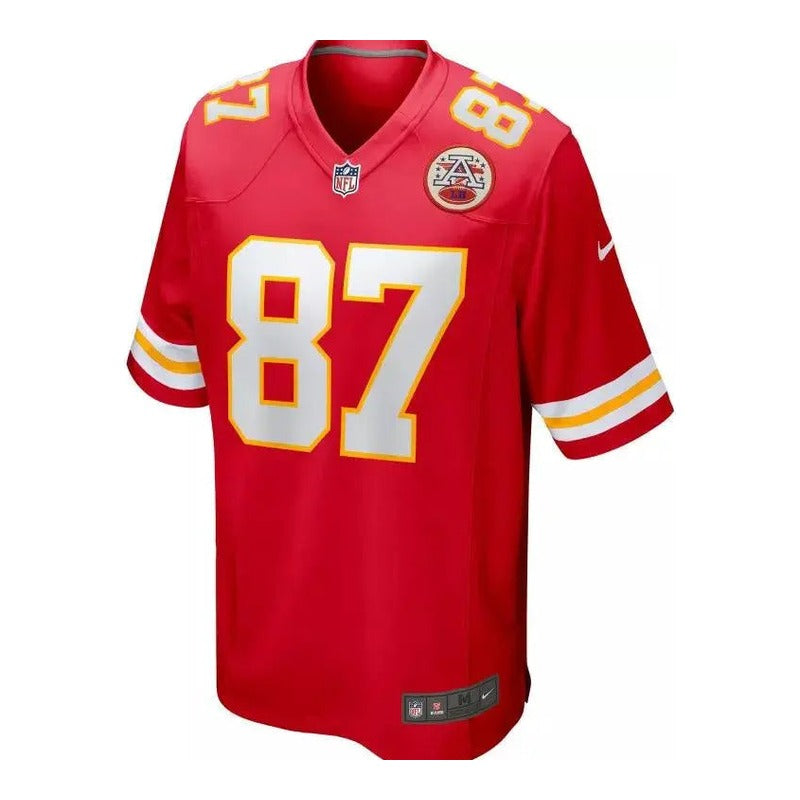 Maillot NFL Travis Kelce Kansas City Chiefs Game Domicile Rouge