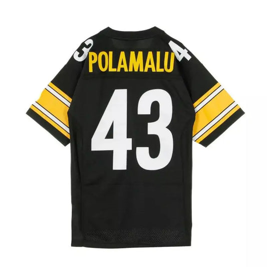 Maillot Vintage Troy Polamalu Pittsburgh Steelers 2005 Legacy Retro Noir - Super-FL