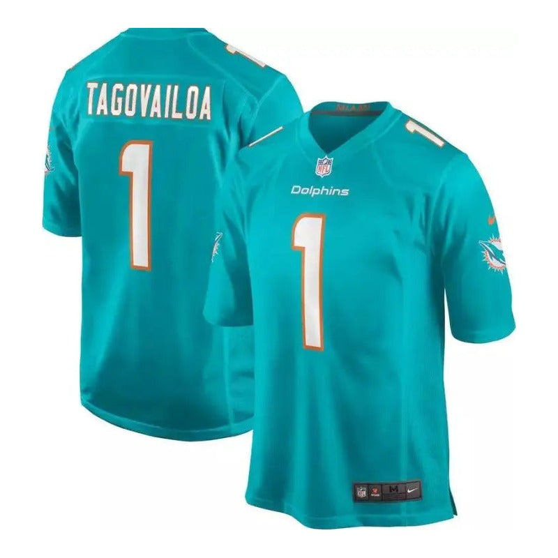 Maillot NFL Tua Tagovailoa Miami Dolphins Game Team Bleu