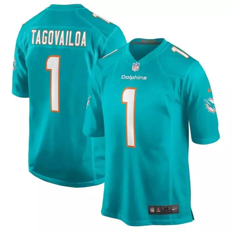 Maillot Tua Tagovailoa Miami Dolphins Game Team Bleu - Super-FL