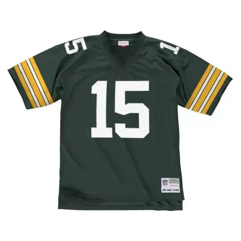 Maillot NFL Vintage Green Bay Packers Bart Starr 1969 Legacy Retro Vert
