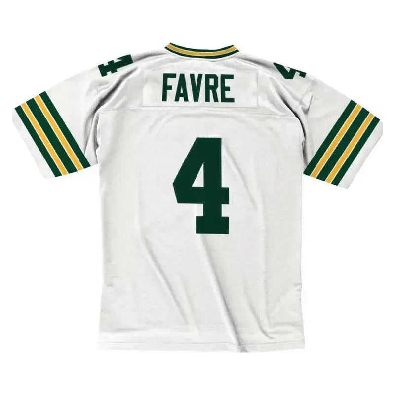 Maillot NFL Vintage Green Bay Packers Brett Favre 1996 Legacy Retro Blanc