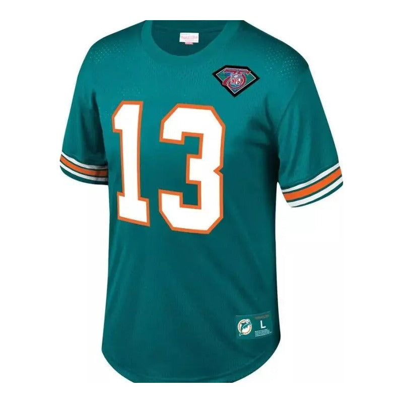 Maillot NFL Vintage Dan Marino Miami Dolphins Retro Aqua