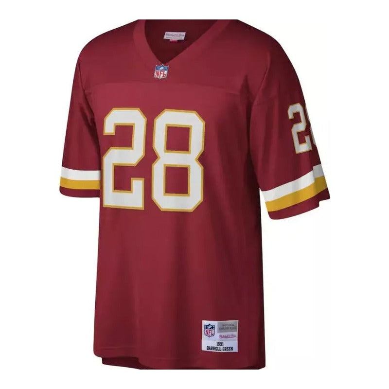 Maillot NFL Vintage Darrell Green Washington Football Team 1991 Legacy Retro Rouge