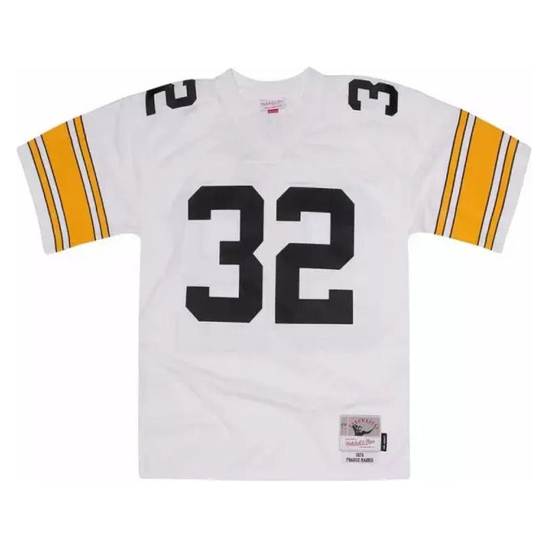 Maillot NFL Vintage Franco Harris Pittsburgh Steelers 1976 Legacy Retro Blanc