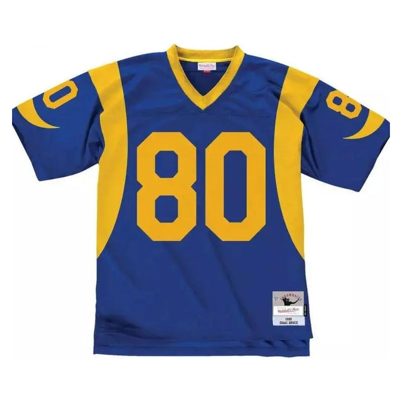 Maillot NFL Vintage Isaac Bruce St. Louis Rams 1999 Legacy Retro Bleu