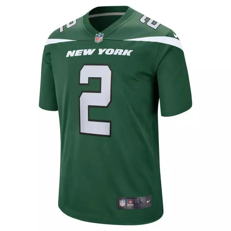 Maillot Zach Wilson New York Jets Game Team Vert - Super-FL